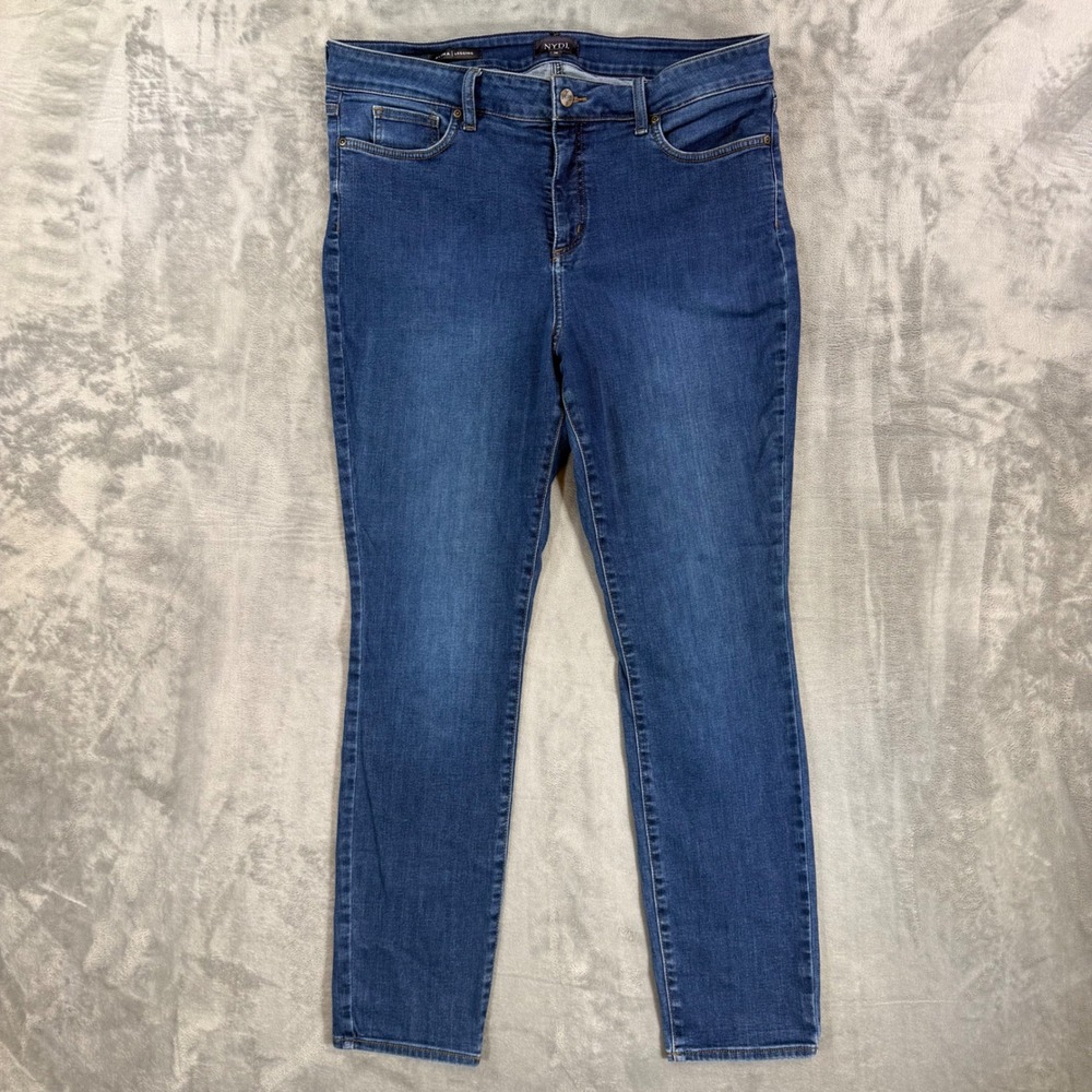 NYDJ Alina Legging Jeans Womens Size 16 Blue Lift Tuck Technology